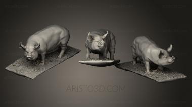 Animal figurines (STKJ_0441) 3D model for CNC machine